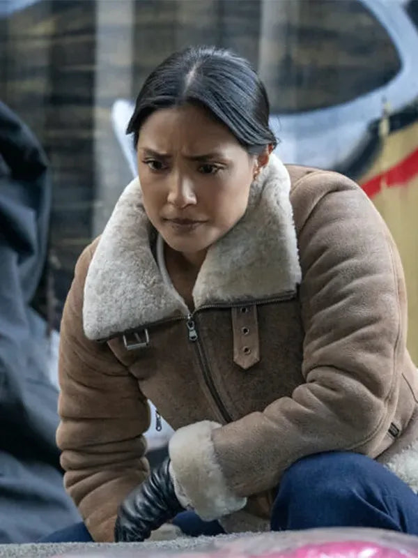 FBI S07 Dani Rhodes Brown Suede Jacket