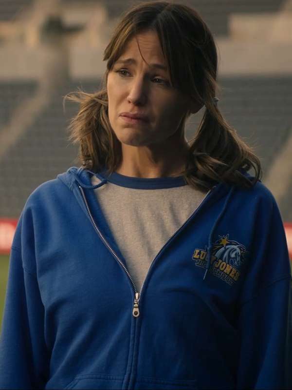 Jennifer Garner Family Switch Blue Hoodie