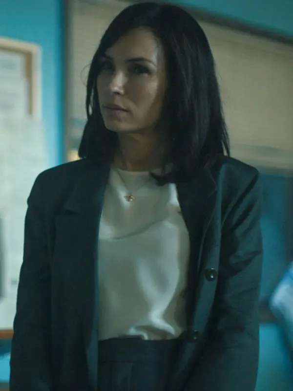 Famke Janssen When They See Us Black Blazer