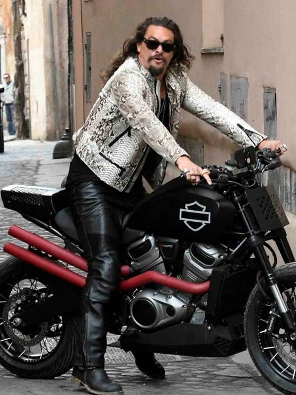 Jason Momoa Fast X Snake Print Jacket