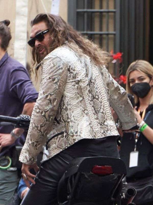 Jason Momoa Fast X Snake Print Jacket