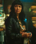 Fight or Flight Black Leather Jacket