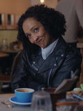 Ruth Negga Good Grief 2023 Leather Jacket