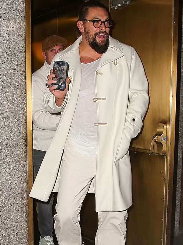 Jason Momoa White Coat