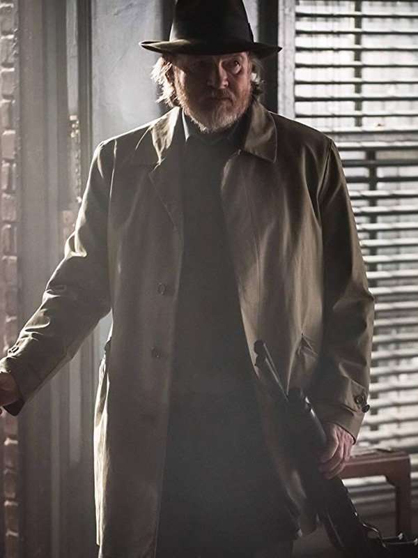 Donal Logue Gotham TV Series Cotton Coat