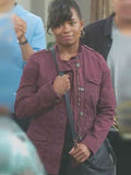 Grey’s Anatomy S21 Alexis Floyd Maroon Jacket