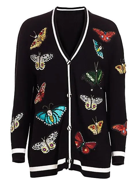 Grown-ish S4 E14 Zoey Johnson Black Butterfly Sweater
