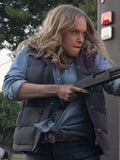 Harper Tucker The Forever Purge Gray Puffer Vest