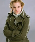 Harry Potter Emma Watson Green Trench Coat