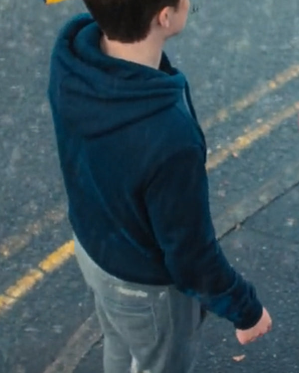Heartstopper 2022 Kit Connor Blue Hoodie