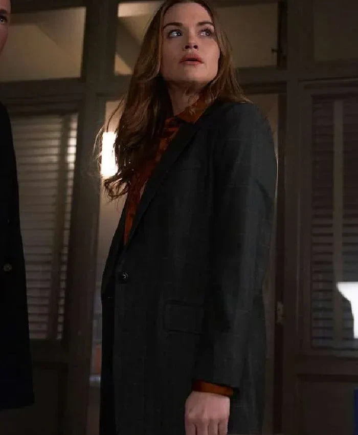 Holland Roden Teen Wolf The Movie Black Coat
