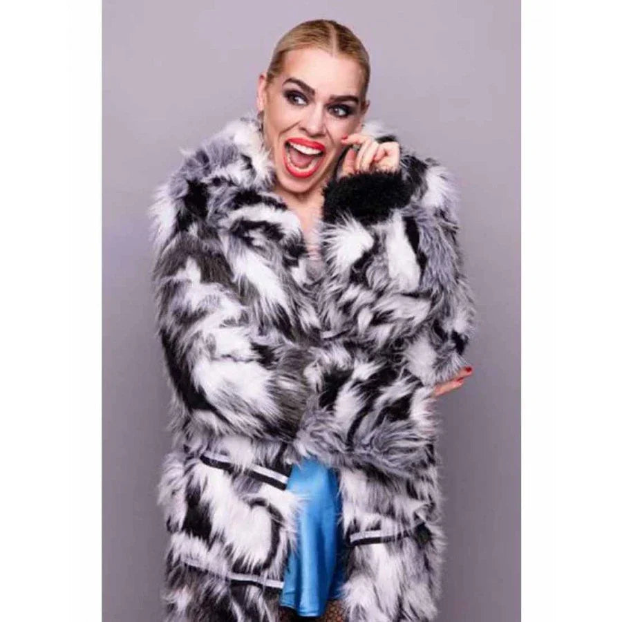 Suzie Pickles I Hate Suzie White Fur Coat