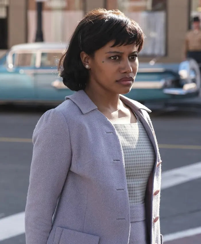 IT Welcome to Derry S01 Taylour Paige Purple Coat