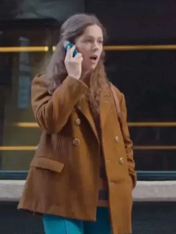 Georgina Amorós In Love All Over Again Brown Coat