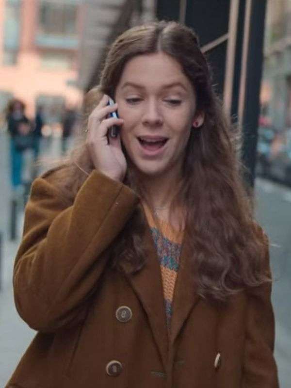 Georgina Amorós In Love All Over Again Brown Coat