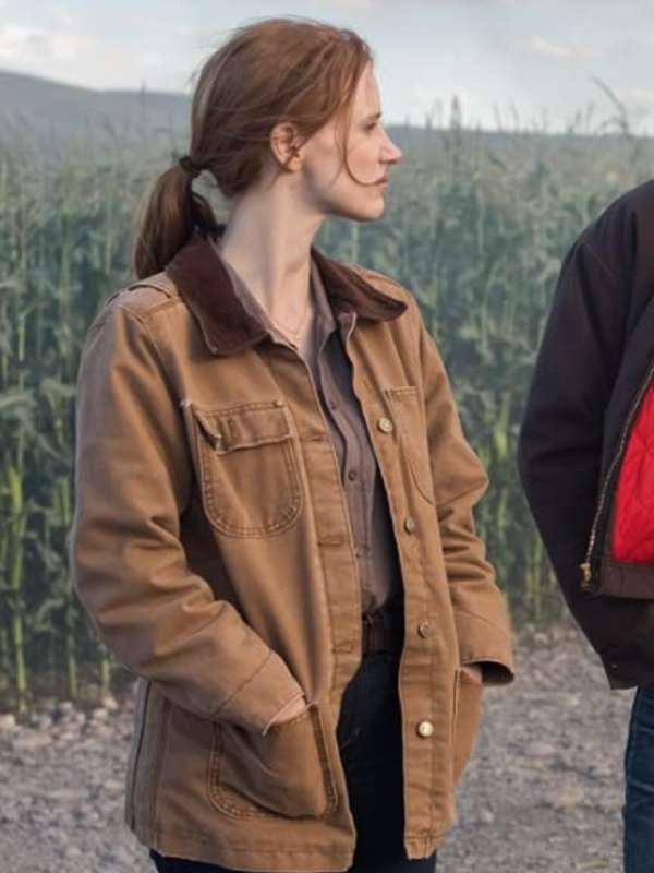 Interstellar Jessica Chastain Cotton Jacket
