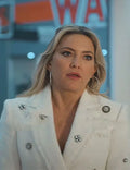 Isla Gordon Running Point White Tweed Blazer