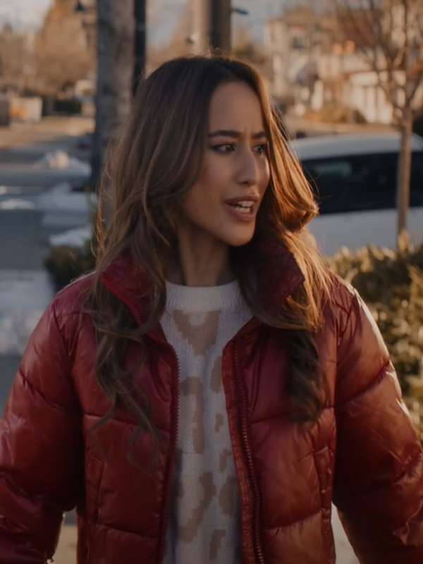 Zenia Marshall It’s a Wonderful Knife Red Puffer Jacket