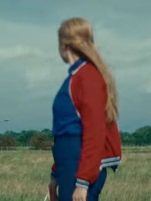 Jella Haase Kleo S02 Red Bomber Jacket