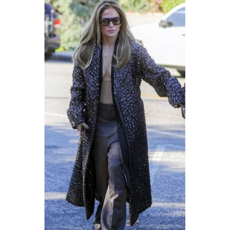 Jennifer Lopez Sequined Coat