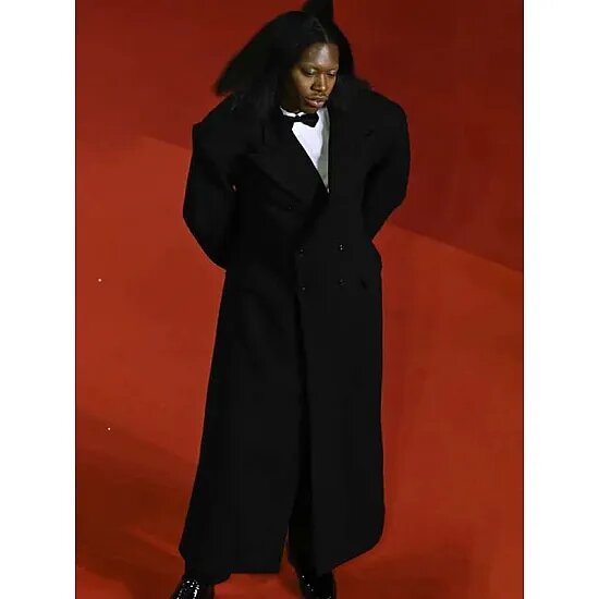 Jeremy O. Harris The Idol 2023 Black Coat