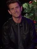 Joey McIntyre Jingle Bell Love 2024 Black Leather Jacket
