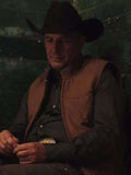 Yellowstone Season 04 Kevin Costner Brown Vest