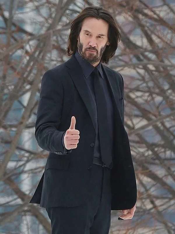 Keanu Reeves John Wick: Chapter 4 Black Suit