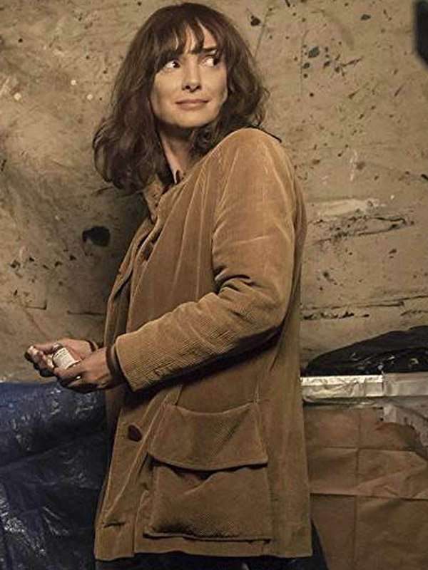 Stranger Things Joyce Byers Brown Corduroy Jacket
