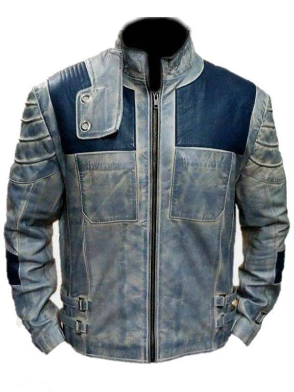 Superman Justice League Krypton Leather Jacket