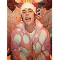 Justin Bieber Justice Album Peaches Puffer Jacket
