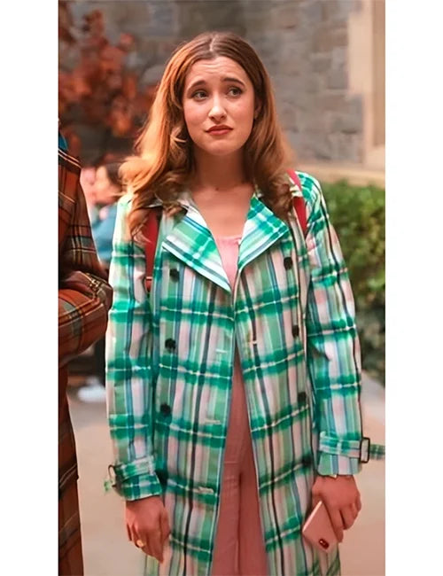 Kacey The Sex Lives of College Girls S03 Plaid Coat