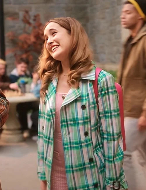 Kacey The Sex Lives of College Girls S03 Plaid Coat