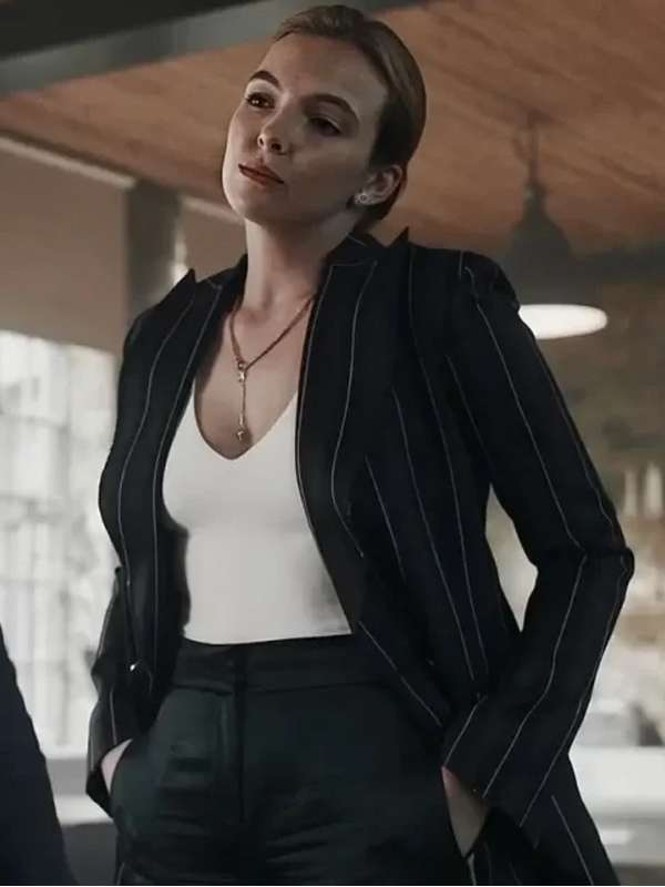 Jodie Comer Killing Eve Black Blazer