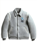 Kith x Jinro Soju Grey Varsity Jacket