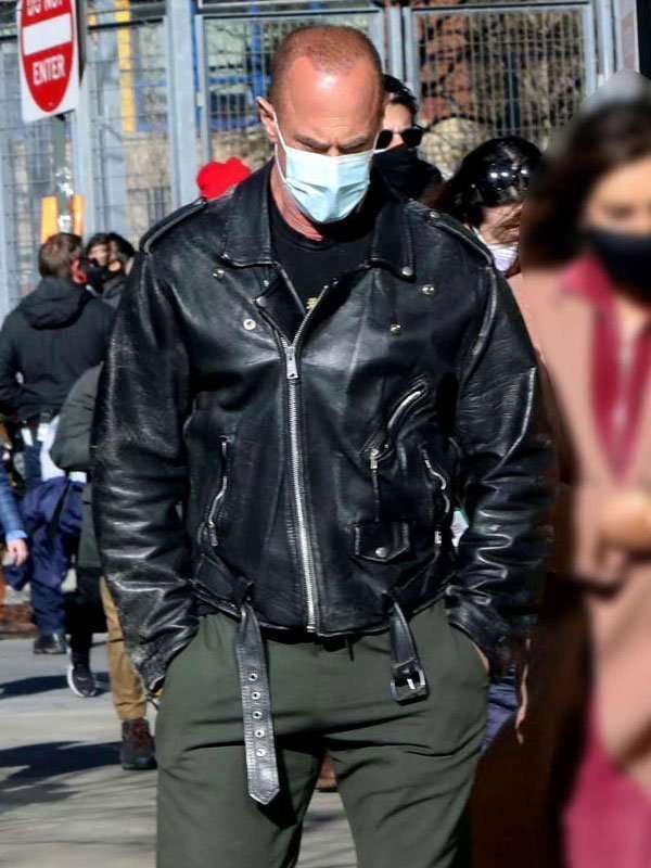 Law and Order Christopher Meloni Leather Jacket