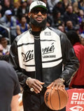Lakers Lebron James Aime Leon Career 40k Leather Jacket