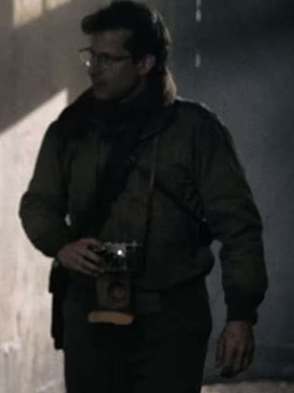 Andy Samberg Lee 2024 Green Bomber Jacket