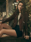 Josie Saltzman Legacies Suede Leather Jacket