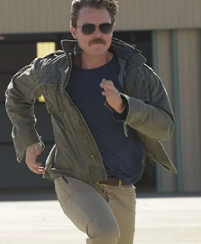 Clayne Crawford Lethal Weapon 2016 Grey Cotton Jacket For Men