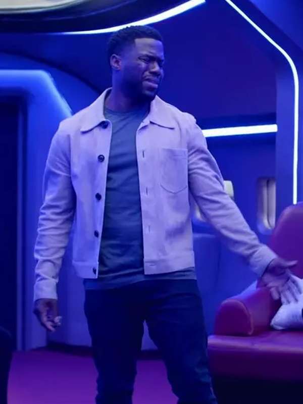 Kevin Hart Lift 2024 Beige Jacket