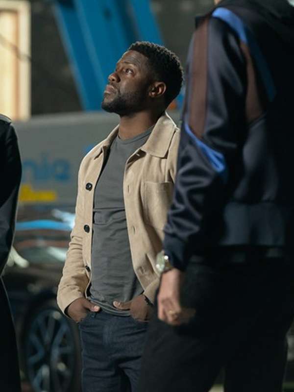Kevin Hart Lift 2024 Beige Jacket