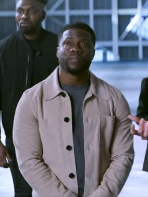 Kevin Hart Lift 2024 Beige Jacket