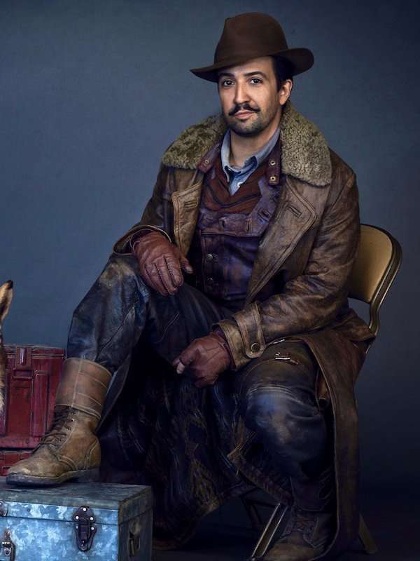 Lin-Manuel Miranda His Dark Materials Distressed Brown Coat