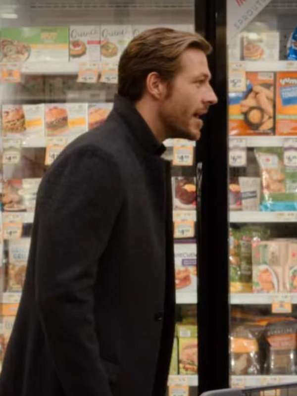 Luke Bracey Holidate 2020 Grey Coat