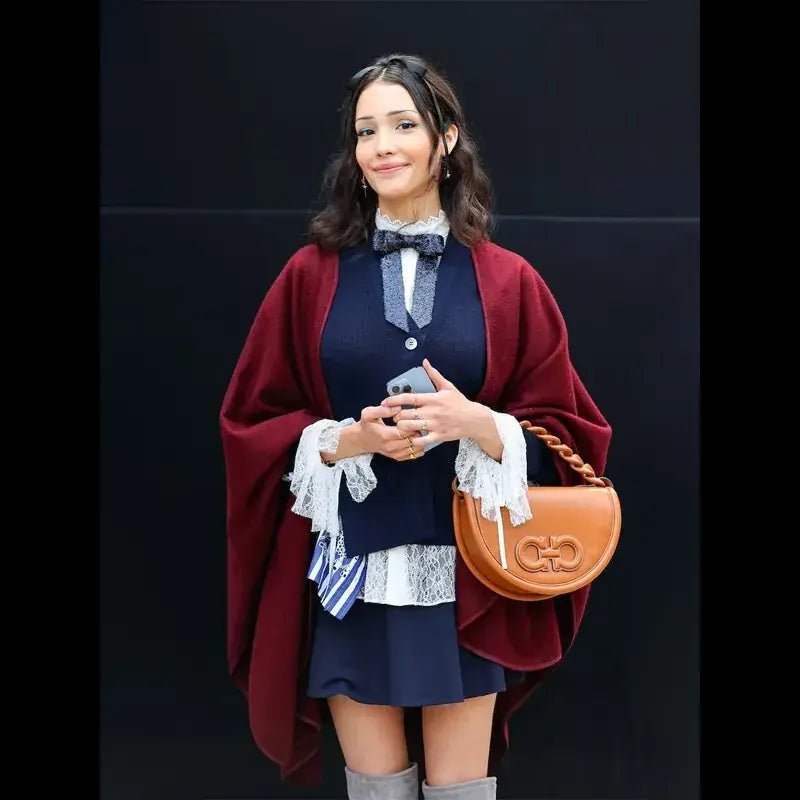 Shop Gossip Girl S02 Zión Moreno Cape Cardigan