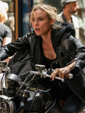 Jessica Chastain The 355 Leather Jacket