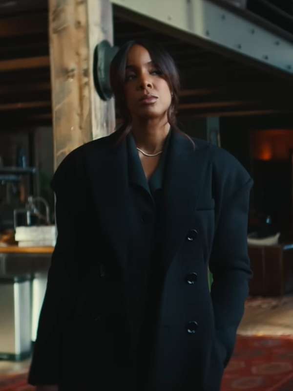 Kelly Rowland Mea Culpa 2024 Black Coat