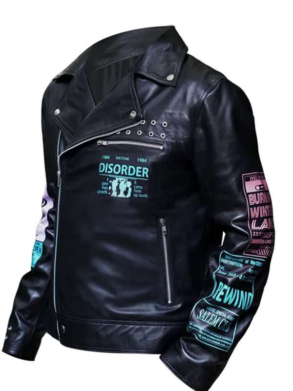 Bloody Valentine Megan Fox Black Leather Biker Jacket