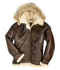 Men’s B3 Hooded Shearling Coat